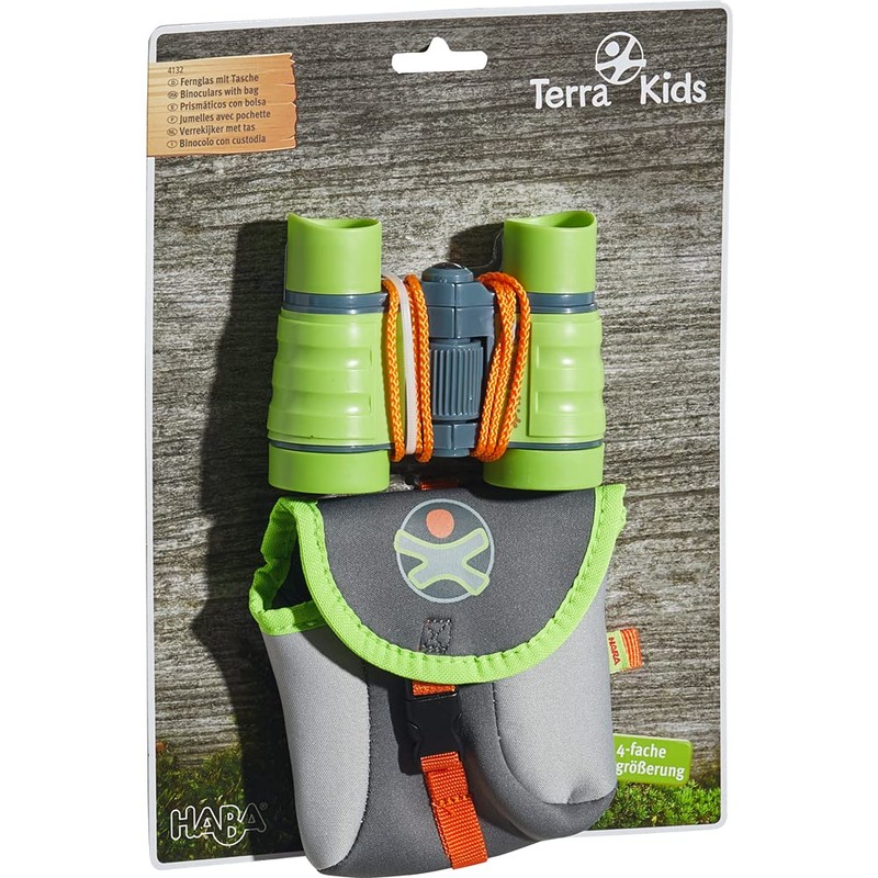 HABA 4132 Terra Kids Binoculars with bag- Magnification 4X