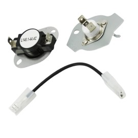 W10480709 Dryer Thermostat Kit Compatible with Top Brand Replaces W10423382, WPW10423382, 280010, 7MMGDC300YW3, 3403140, CGD126SDW3, W11050897 and AP6047982
