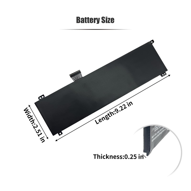 INTIFO 53Wh PHID1-00-15-3S1P-0 Laptop Battery Compatible with Mechrevo F1 Schenker