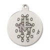 Bliss Sterling Silver Miraculous Mary Catholic Medal Pendant Necklace 18"Chain