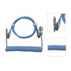Gaming Keyboard Cable Professional Retractable Sturdy Connector Coiled Keyboard Cable