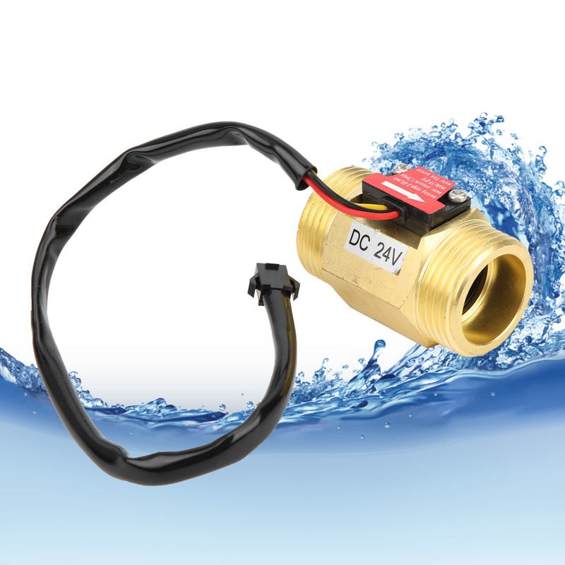 YFB10 Hall Flowmeter Switch G1in Water Flow Sensor Turbine Meter