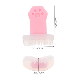 OATIPHO 1 Pair Cat Paw Lower Lashes Stamp Kit for Makeup Beginners Reusable Lower Eyelash Stamps for Easy Application Fun and Comfortable Eye Makeup for Parties and Cosplay