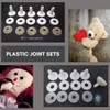 5 Plastic Joint Sets to Complete Teddy Bear, Puppet (35mm)
