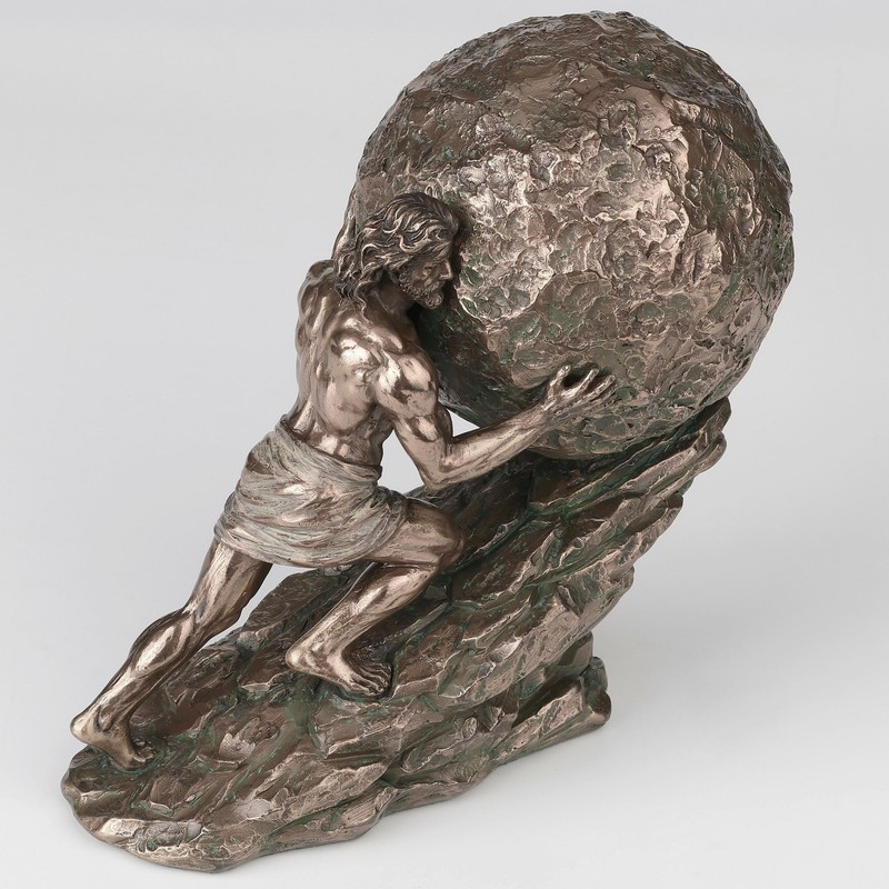 Veronese Design 6 3/4 Inch Sisyphus and His Eternal Punishment