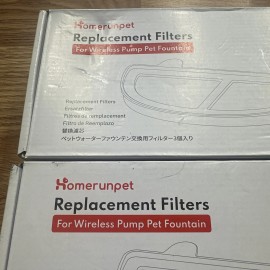 Homerunpet 2 X Homerunpet REPLACEMENT FILTERS FOR WIRELESS PUMP PET FOUNTAIN 3 PACK