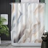 Ulticool Shower Curtain - Marble Waves Brown Sepia - 180