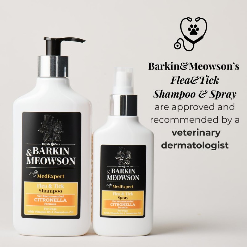 Barkin & Meowson Flea & Tick Dog Shampoo with Citronella,