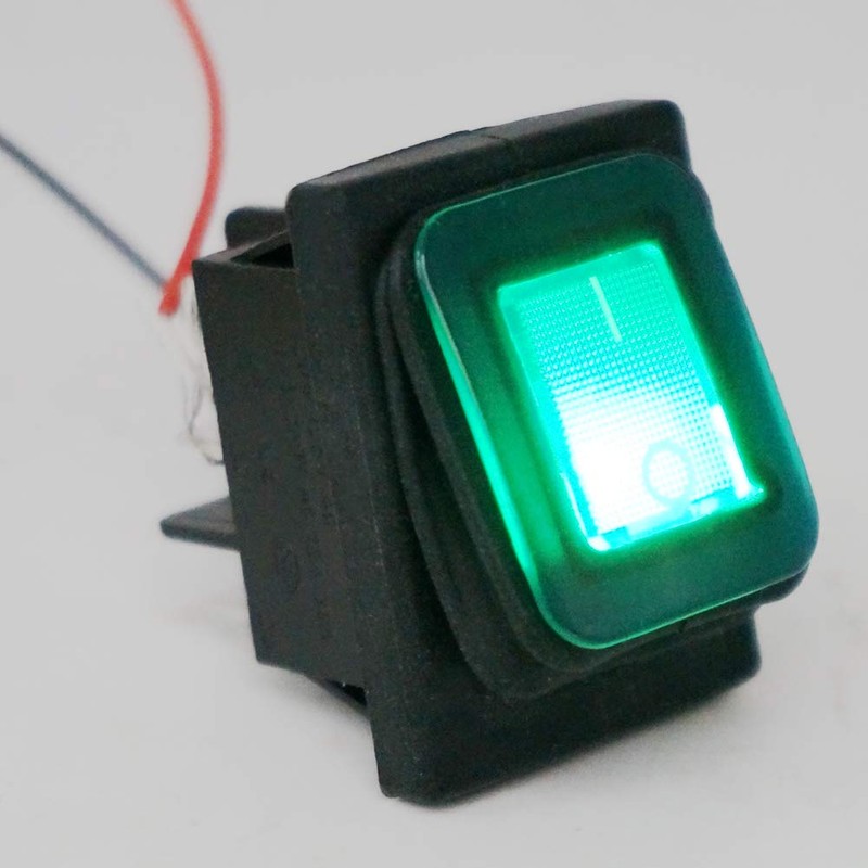 Taiss/2Pcs Waterproof Rocker Toggle Switch 16A 250V 20A 125V 4
