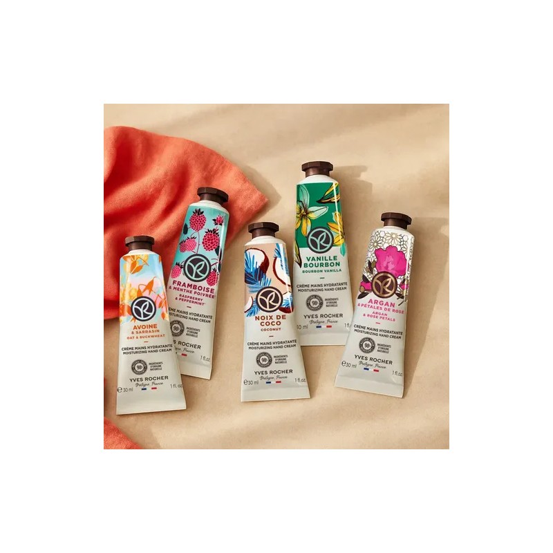 Yves Rocher Set 5 Cremas De Manos Aromas Variados 30ml