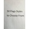 Solid Pink Pennant Flag with 24" Wooden Stick Pole
