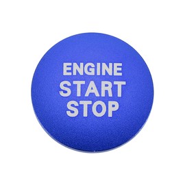 REPAIROCK 1 Pc Engine Start Stop Button Control Switch Knob Cover for Toyota Tacoma 2016-2023 Ignition Push Start Button Trim Decoration Aluminum Alloy Blue