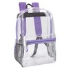 Trail maker Clear Backpack With Reinforced Straps For Security &