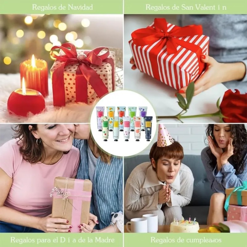 Set De 10 Cremas Hidratantes Para Manos Con Aroma A