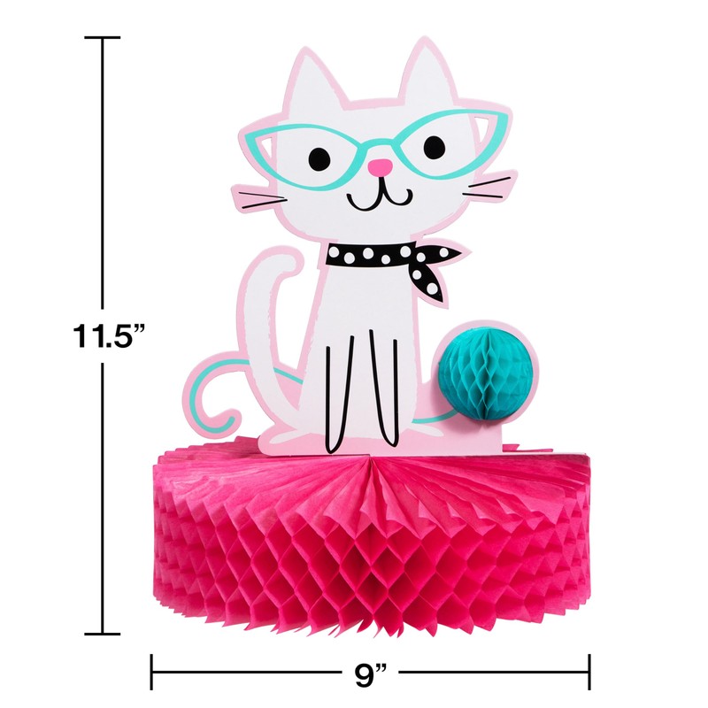 Trendware Cat Birthday Party Kit, Serves 8