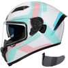 TRIANGLE Motorcycle Helmets Full face Helmet for Adults Men and