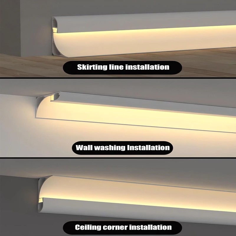 5PACK 1 Meter Led Aluminum Profile Light Linear, Led Channel
