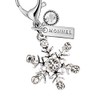 MONNEL MC307 Little Crystal Snowflake Lobster Clasp Charm for Women