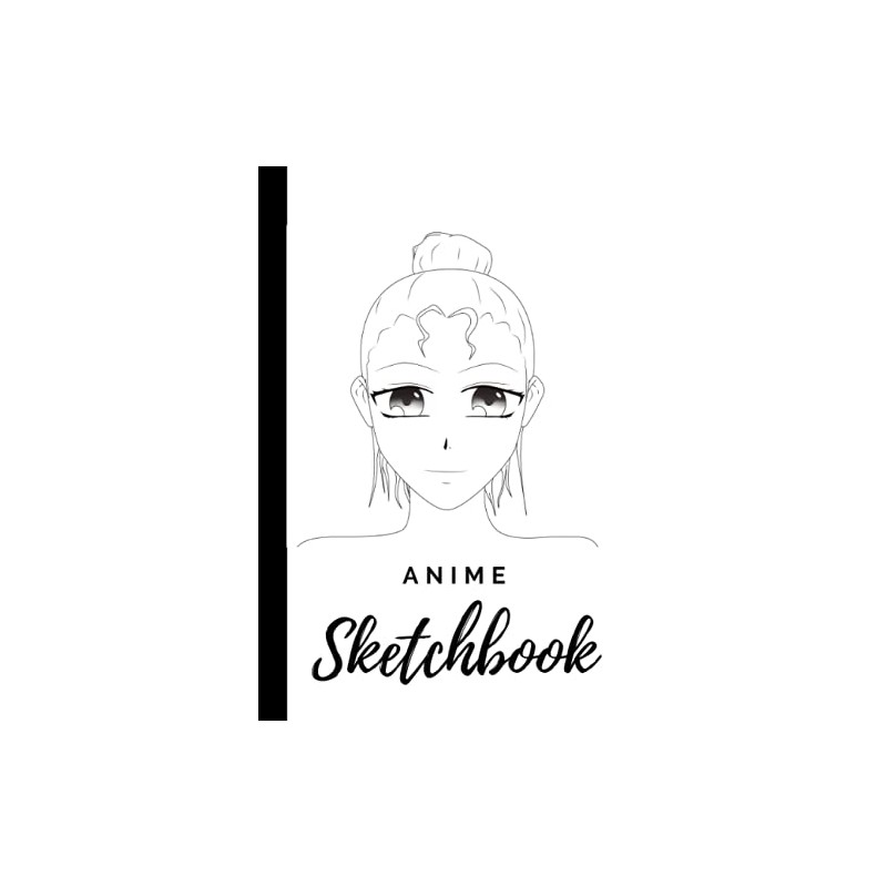 Anime sketchbook for drawing and sketching anime manga,120 6x9 blank