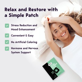 Klova Micronutrient Patch for Energy & Relaxation | Easy-Apply, Time-Release Formula with Herbal Extracts