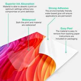 Evergreen Goods 20 Sheets Printable Sticker Vinyl for Cricut Cutters | Glossy White A4 Waterproof | Inkjet Printing | Die Cutting/Plotting Machines - Silhouette Brother Gemini | Make Stickers at Home