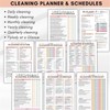 ADHD Cleaning Planner, Household Cleaning Schedule and Checklist Management, Daily