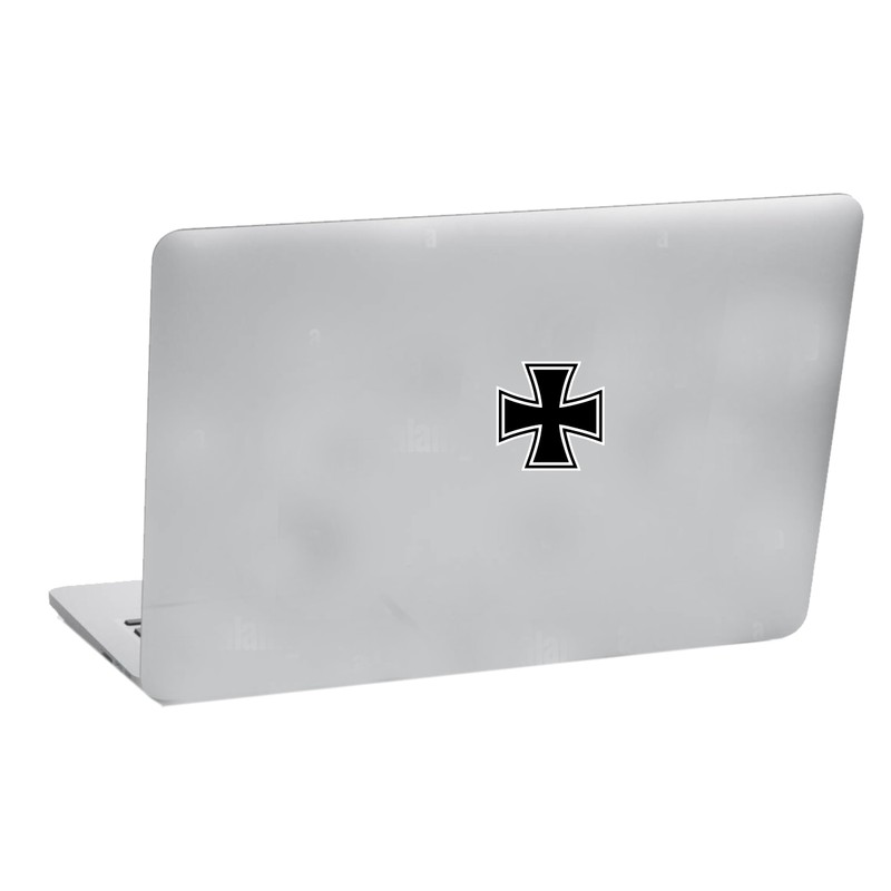 Daged Iron Cross Sticker Card 9 Pieces Sticker Sheet –