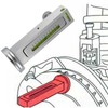 Axle Alignment Gauge, Magnetic Measuring Tool, Adjustable Camber Trailing Positioning