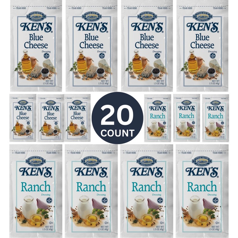Arthur Nicolas 20 Count | Salad Dressing Packets | Individual