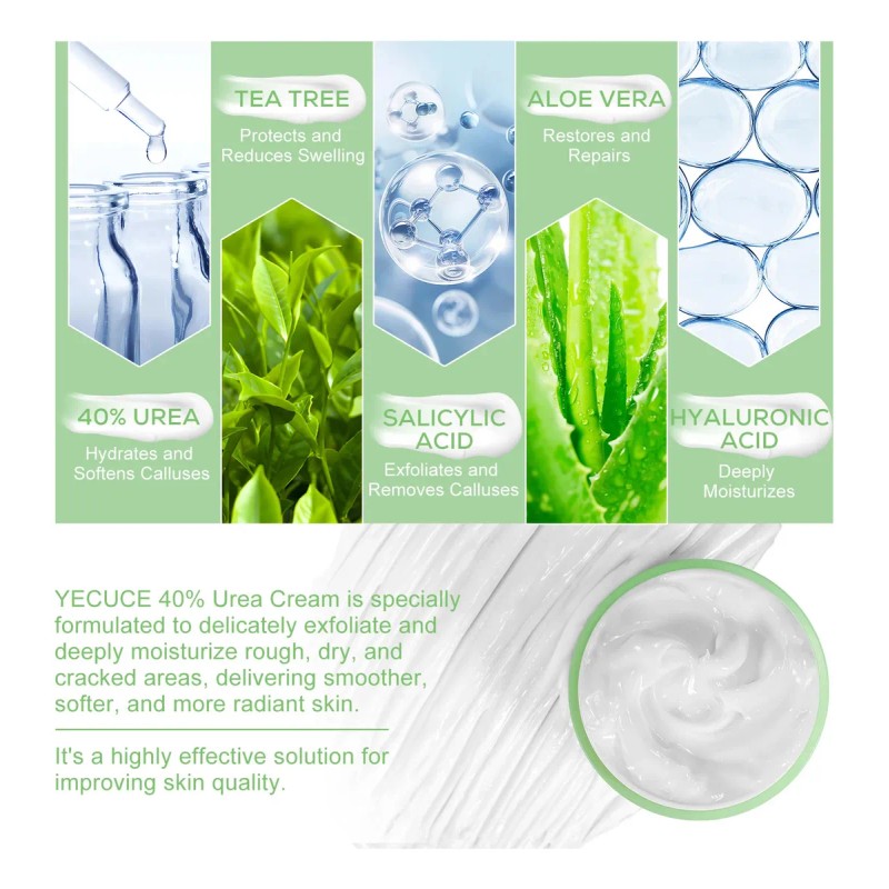 Crema Hidratante Urea Ácido Salicilico Tea Tree