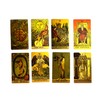 Vieux Monde Express Gold Foil Tarot Deck | Premium Waterproof