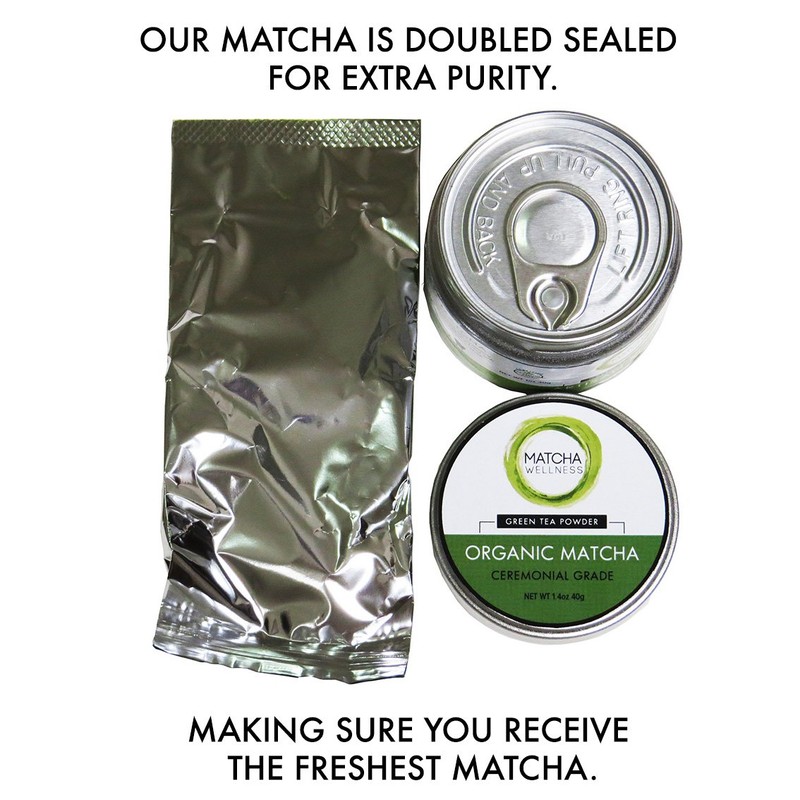 Matcha Wellness - Matcha Green Tea Powder Organic Ceremonial Grade