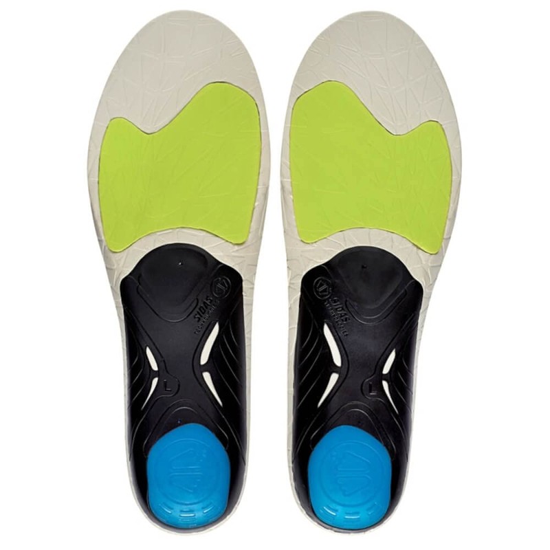 Sidas Unisex 3D Run Protect Insoles, Green/Blue, M: 39-41 EU