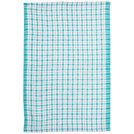 Robert Scott Tea Towels with a Coloured Check Design | Pack of 10 | Assorted Colours | Machine Washable | Absorbent Fabric