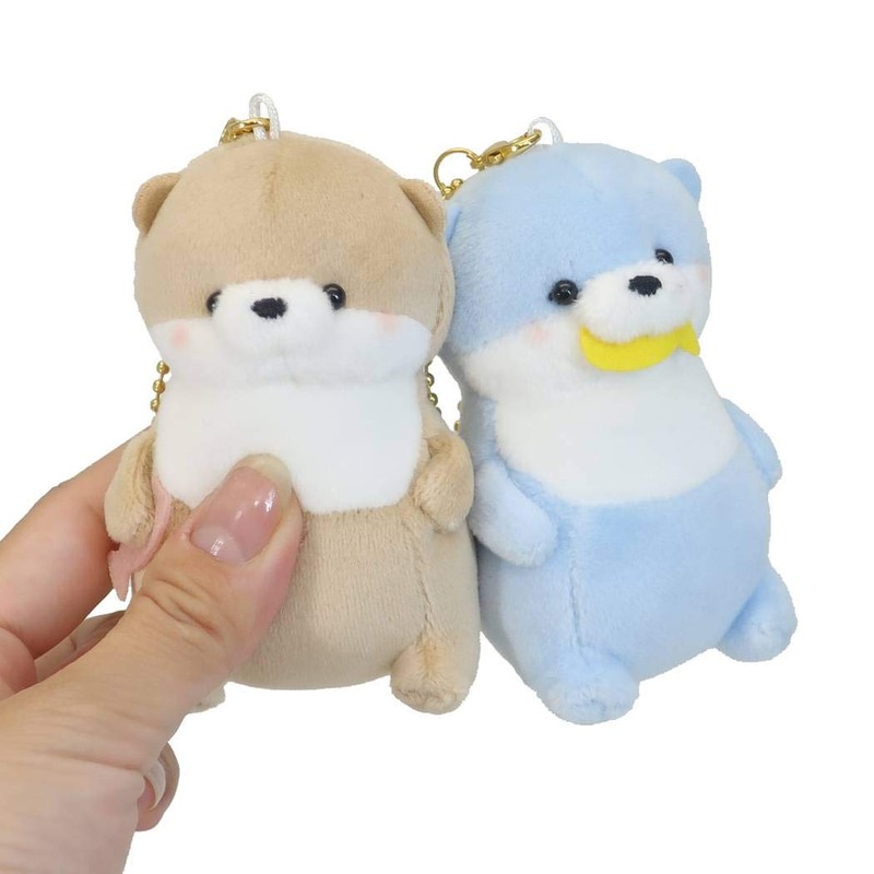 [Mascot Key Chain] Pair Plush Ball Chain, Set of 2,
