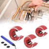 QWORK Copper Tubing Cutter Set - Includes 1/2", 3/4", 1"