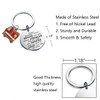 BNQL Firefighter Keychain for Men Women Firefighter Fireman Gifts Firefighter