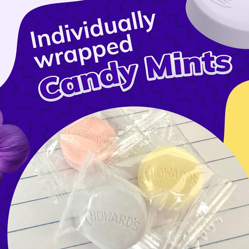 Choward's Violet Mints Candy Bag | Bold Aromatic Flavor |
