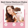 Modelones Builder Gel Set, 2 Pcs 10ml Clear Pink Builder