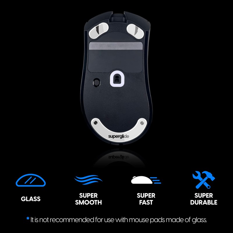 Superglide - Fastest and Smoothest Mouse Feet/Skates Made with Ultra
