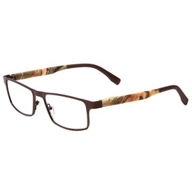 Calabria 5961 Metal Camouflage Men's Reading Glasses +2.25 in Bronze Spring Hinged Designer Single Power Readers