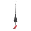 Wind Bell Hanging Decoration Iron Rust Proof Geometric Bird Bell