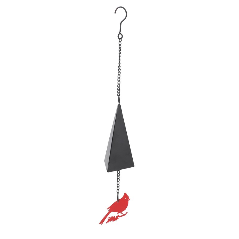 Wind Bell Hanging Decoration Iron Rust Proof Geometric Bird Bell