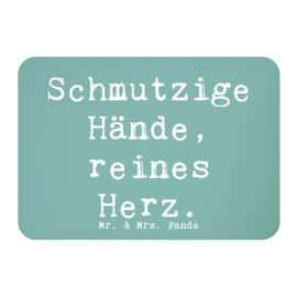 Mr. & Mrs. Panda Magnet Spruch Reines Herz Kind - Geschenk, Herzensgüte, Abenteuer, Tanten, Whiteboard Magnet, Spielen, Freude, Notiz Magnet,