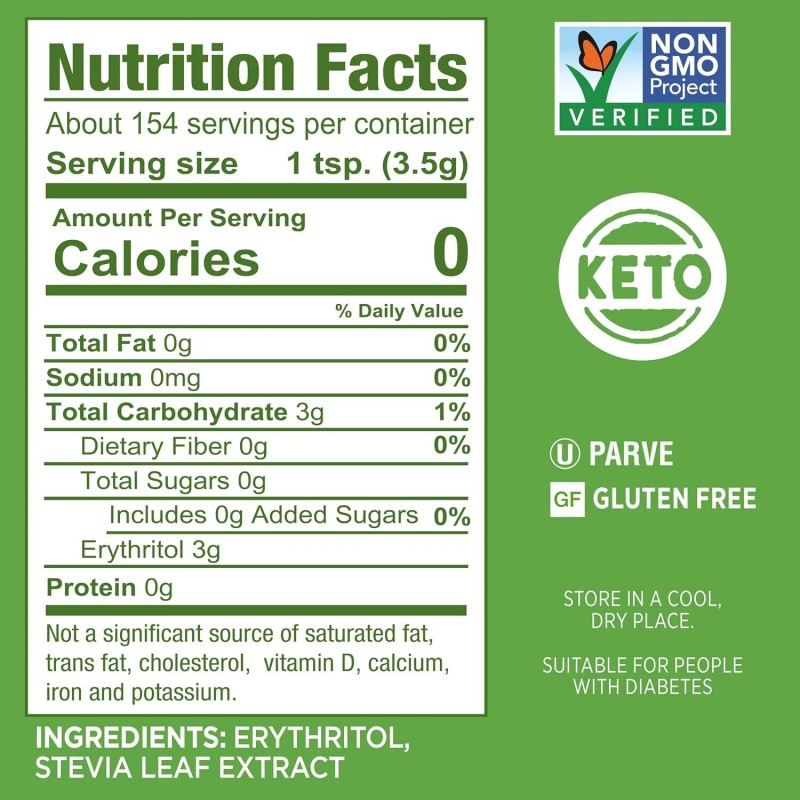 SPLENDA Stevia Zero Calorie Sweetener, Plant-Based Granulated Powder (19oz)11/26