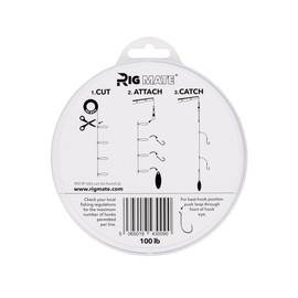 100 lb Pre-Tied Dropper Loop Rigs. Fishing Line Spool. Loops 18 Inches Apart with 5.5 Inch Loop Size. Perfect for Saltwater & Freshwater Fishing. Perfect for Snapper & Other Bottom Feeding Fish.
