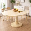 Zyntrifugal Clear Oval Table Cover Protector 52 x 70 in