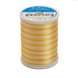 Sulky King Rayon Thread 40 Weight 850 Yards-Variegated Yellows