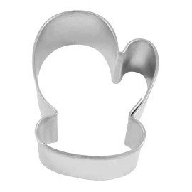 Unbranded 1.75'' Mini Mitten Christmas Cookie Cutter Metal
