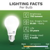 Bioluz LED 60 Watt LED Light Bulb (Uses 9 Watts)